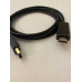 Кабель DP Display Port - HDMI, 1,8 м, провод шнур для подключения цифровой техники